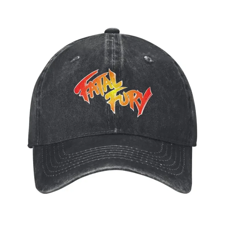 Custom Fatal Fury Terry Bogard Baseball Cap Adjustable Unisex Cotton Fighters Game Cosplay Dad Hat Sun Protection Snapback Caps