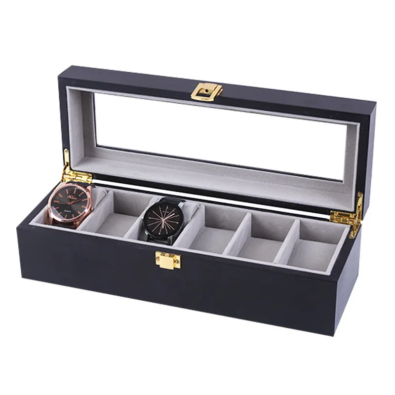 VANSIHO Fashionable Luxury Big Single Wood Watch Box Lacquered Of Best Men Women Custom Logo Gift Storage Couple Display