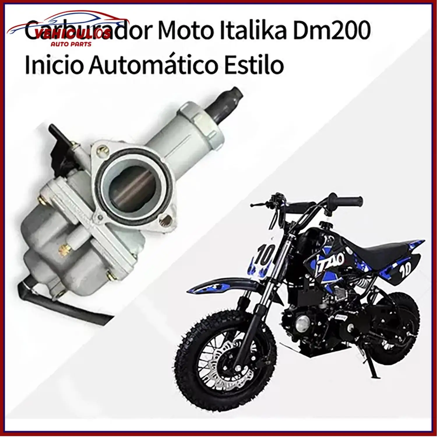 

VEHICULOS High Quality Motorcycle Carburetors For Italika Dm200 E01010067 Intake Mount 26mm motorcycle accessories Dropshipping