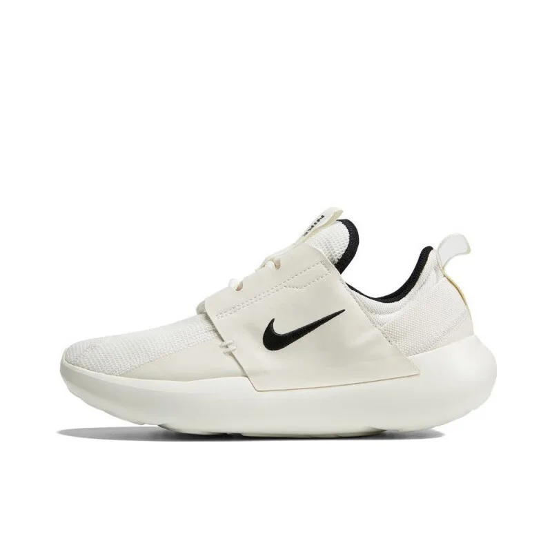 

Nike Уличные слипоны с прочной оберткой, толстая амортизация, повседневная повседневная обувь для женщин, новые дорожные кроссовки на износостойкой подошве серии E, однотонная универсальная модная модная женская обувь в стиле ретро, универсальная Essentia