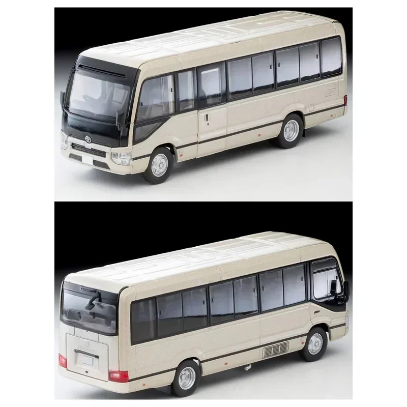 TAKARA TOMY TOMYTEC Tomica 1/64 TLV-N294b (Beige) TOYOTA COASTER EX Alliage Jouet Moteur Moulé Sous Pression Modèle En Métal Cadeau