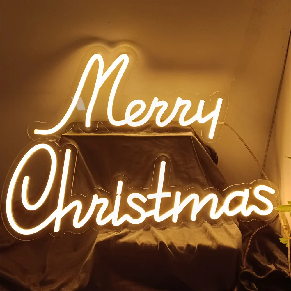 

Christmas Neon Light Sign For Bar Room Decor For For Wall Art Lamp Garden Merry Christmas Night Signs for Home Bar Perfect Gift