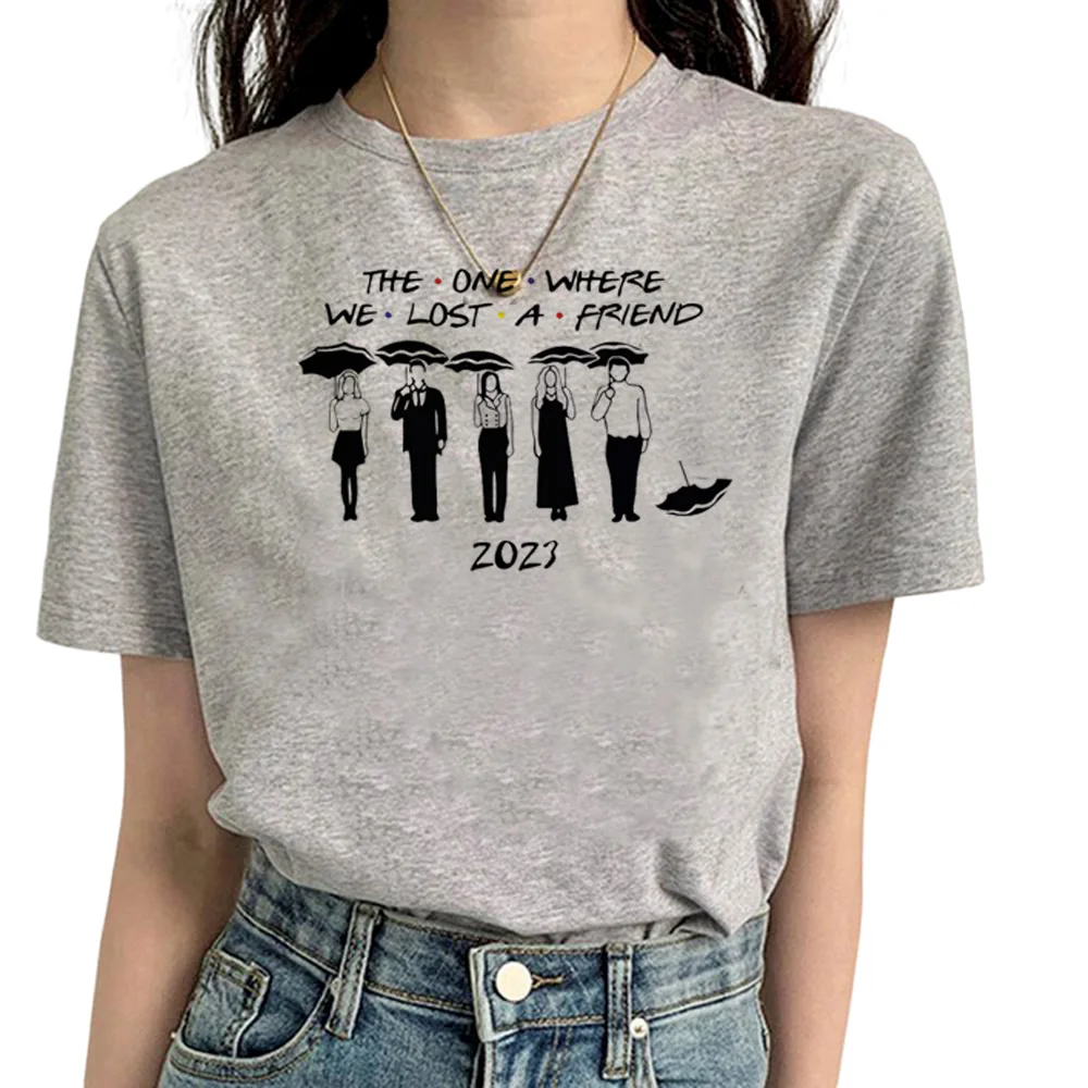 Friends Tv Chandler Bing top women Y2K summer harajuku t shirt female 2000s clothing