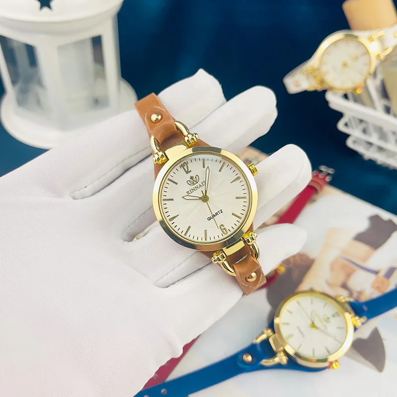 Fashion Small Dial Women Watches Casual Leather Strap Analog Quartz Wristwatch Girls Clock Reloj Mujer image 6