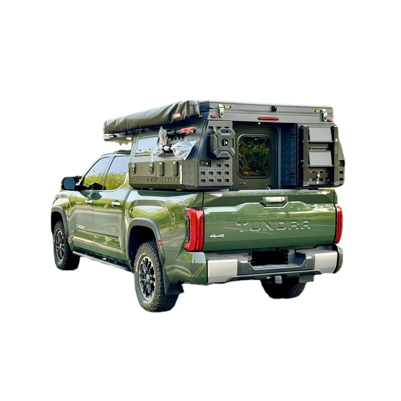 Moda RV Caravanes Caminhão Off-Road Camper para Mini Pickup Truck Camper