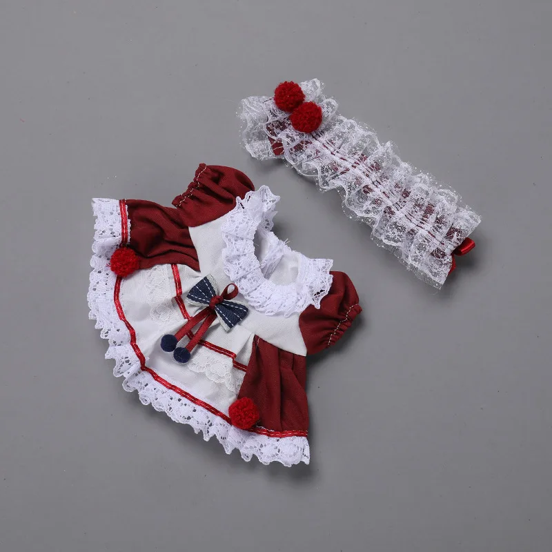 Speelgoedaccessoires 20 cm kleding voor poppen Pop Lolita-jurk Mooie pluche poppenkleertjes