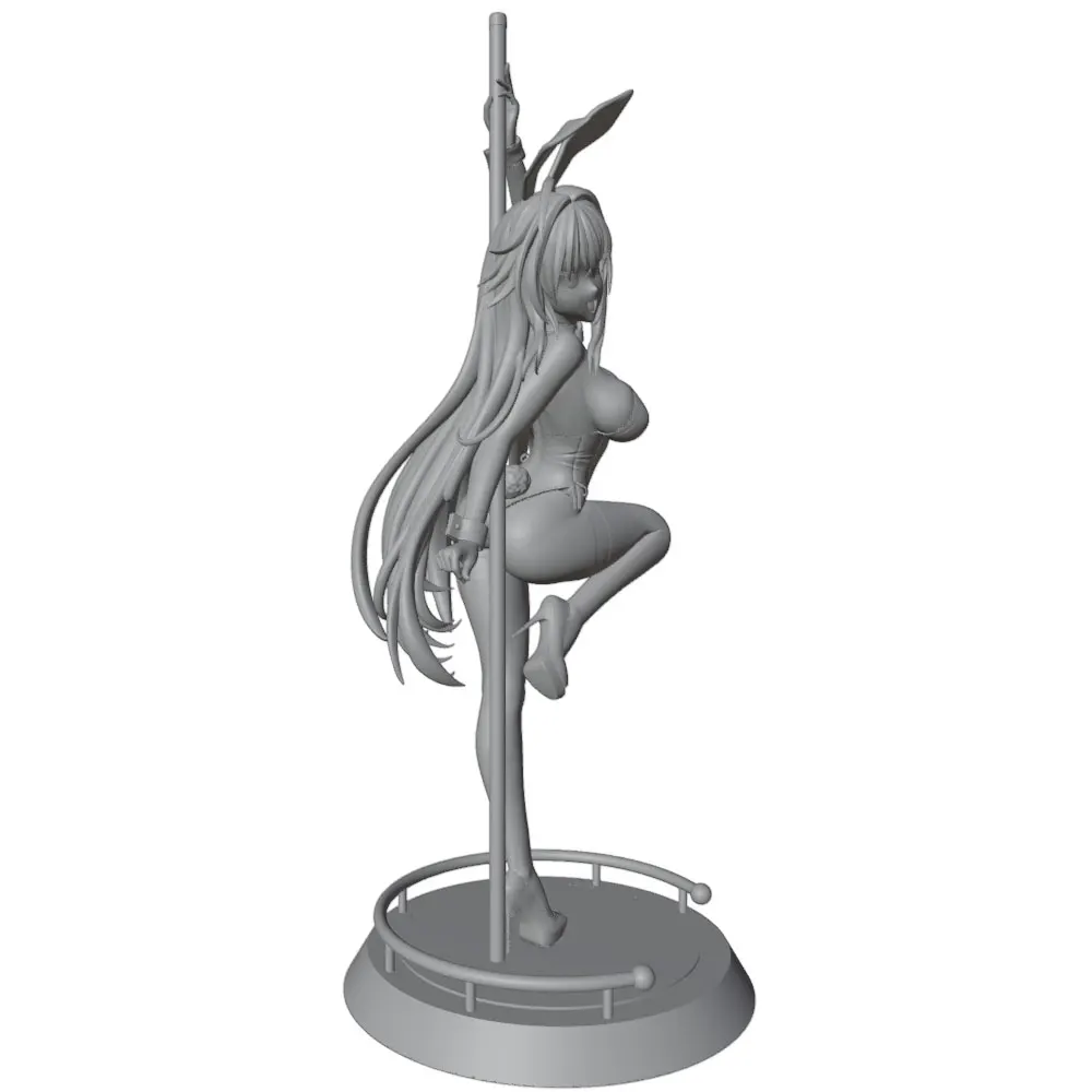 Figura decorativa de anime 1:24 para habitación, sin montar ni pintar
