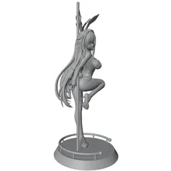 Figura decorativa de anime 1:24 para habitación, sin montar ni pintar