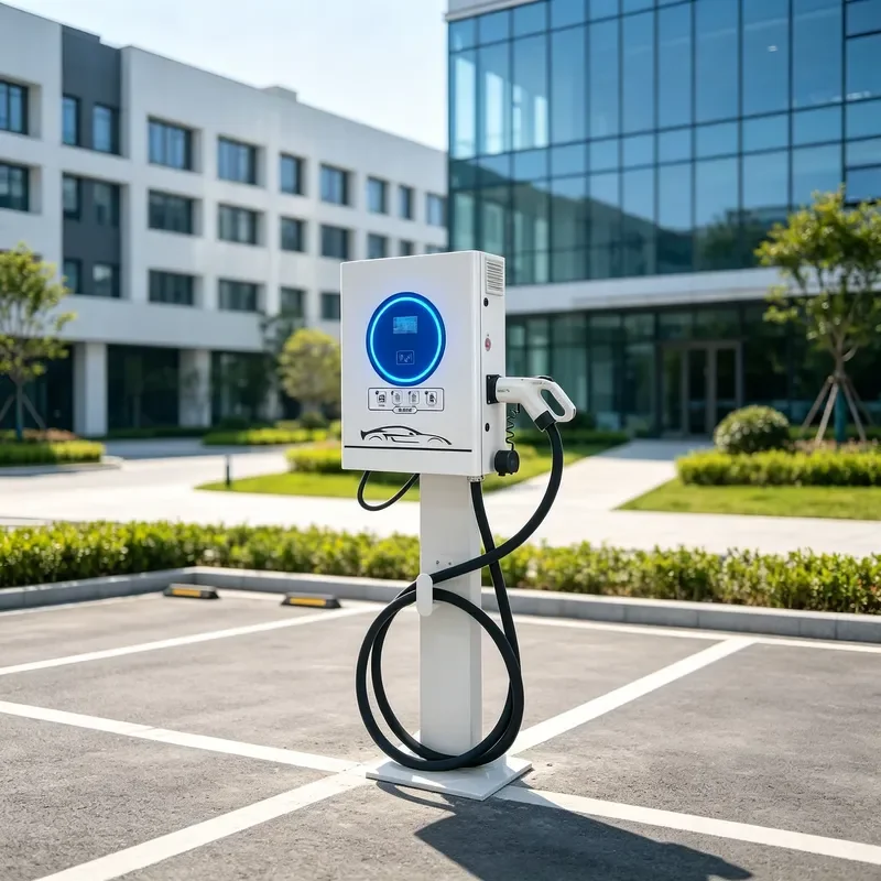 Wall Mounted Household Commercial Electric Vehicle Wireless Portable Charging Station EV Charger Station