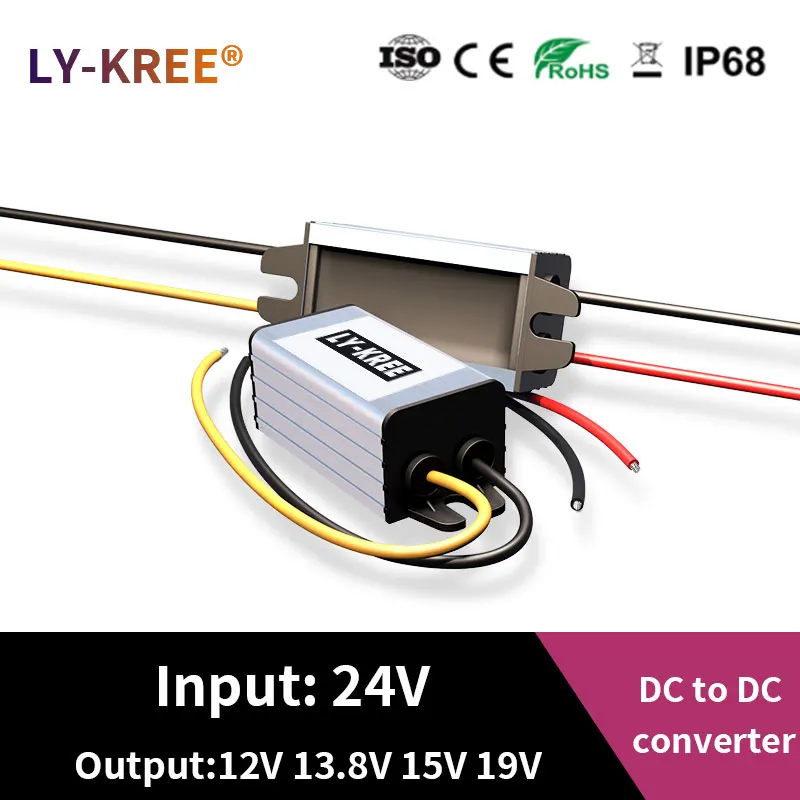 LY-KREE 24V to 12V 13.8V 15V 19V Buck Converter  Step-down module 1A 2A 3A 5A Step-down power supply Voltage regulation