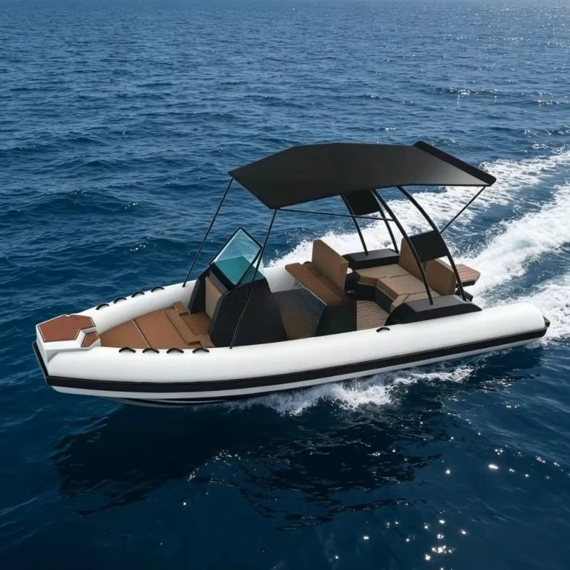 19ft High Speed Taiwan RIB 580 Aluminum Inflatable Sport Yacht Rib Boat for Water Sports/ Fishing/ Surfing