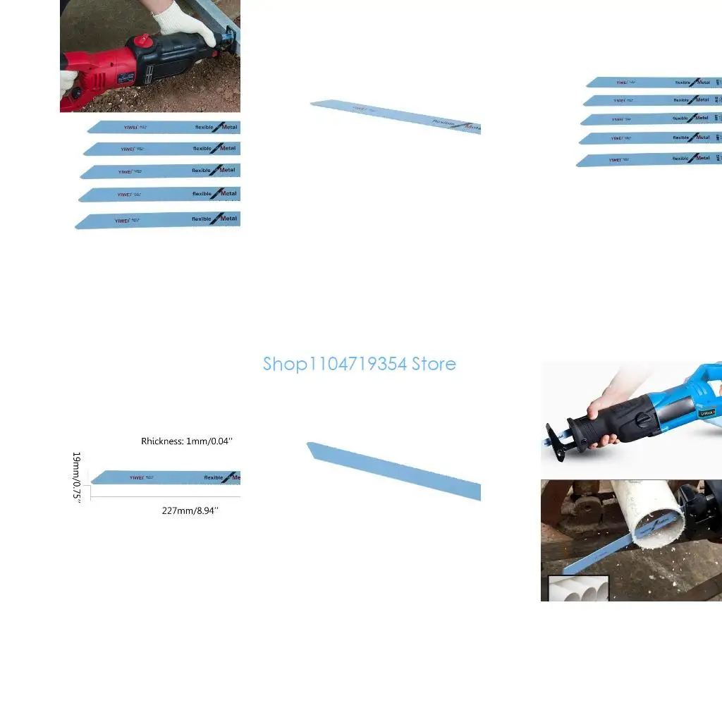 0xld-5-個-s1122bf-レシプロセーバーソーブレード-227-ミリメートル-9-インチ金属-木材切断用