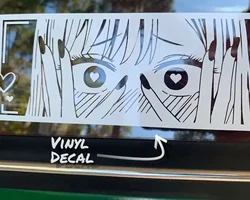 Car Stickers Cute Anime Die Cut Vinyl Stickers for Auto Window Bumper Windshield Car Decor Accessories
