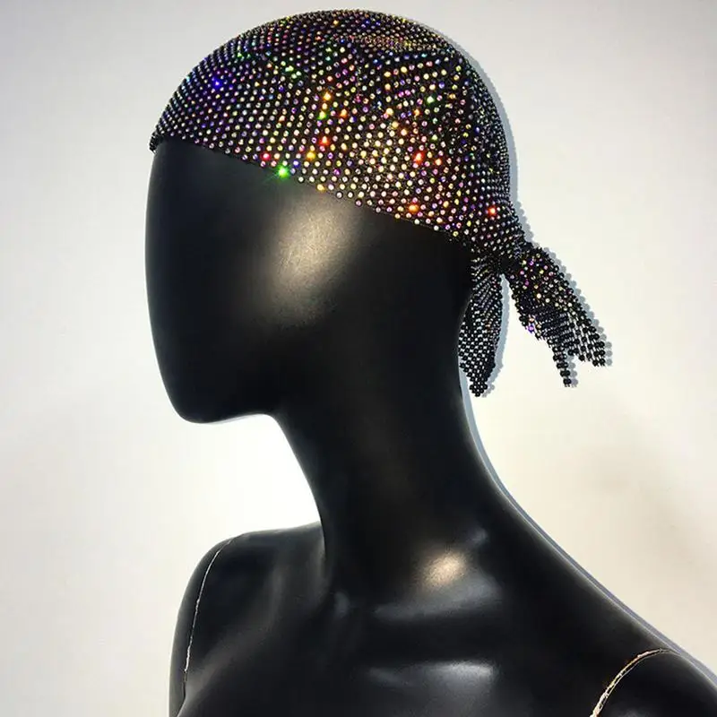 Disco Head Scarf For Women Disco Party Accessories Stretchy Hairband Headband For Disco Party Costume Ball And Prom