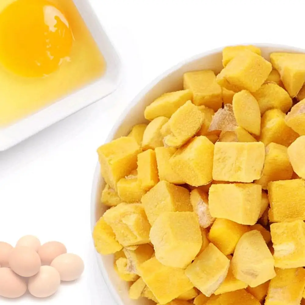 Freeze-dried Egg Yolks Cat Dog Snack 100g/200gsupplement Lecithin Hair Snacks Quail Skin Beauty Pet Care Lysine Nutrition R E4I2 6