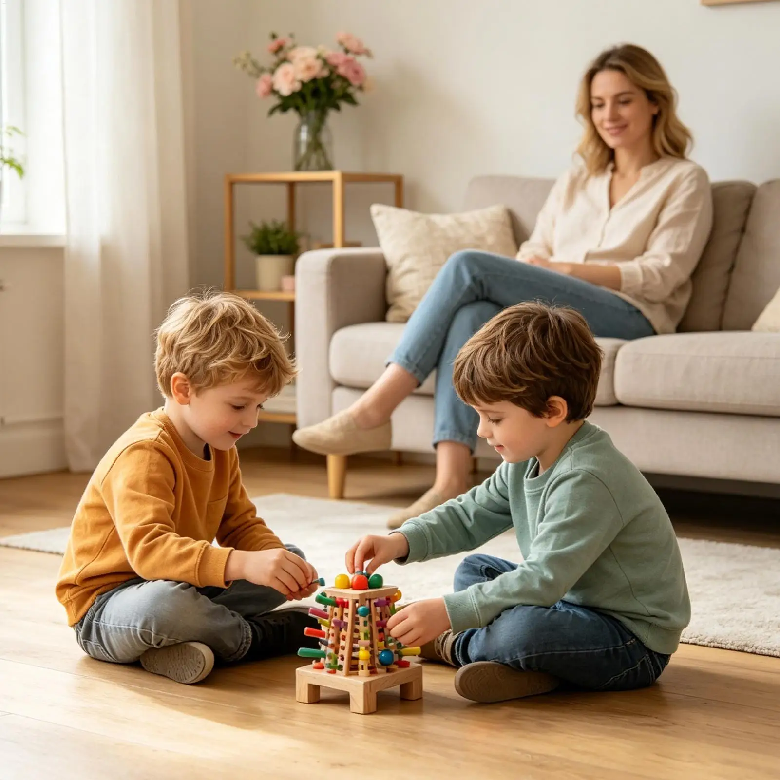 

Stick Game for Kids Colorful Wooden Educational Fun Toy Fine Motor Skills Math Learning Toys for Adults Lovers Families Friends