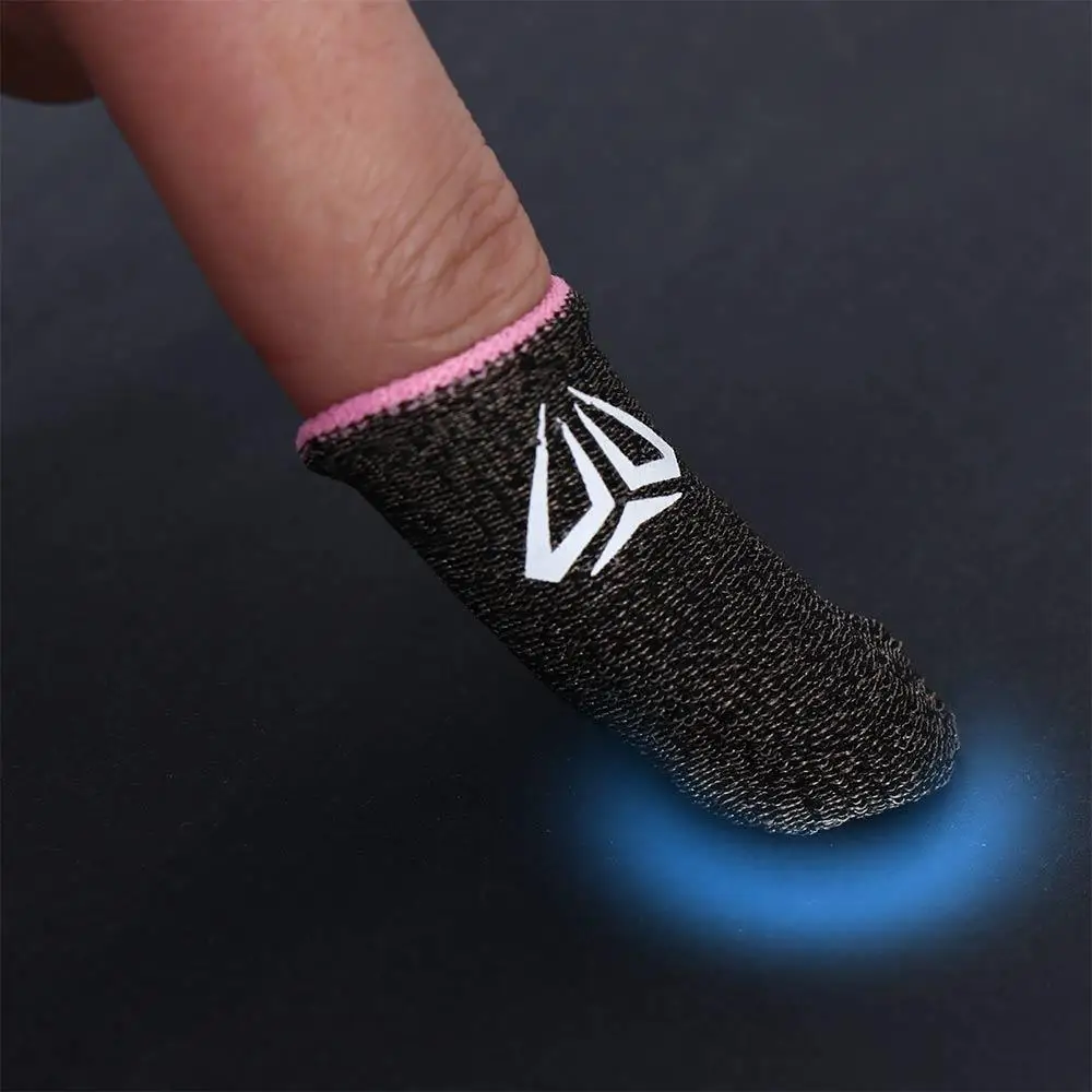 Gamer Fingertips Sleeve Sweatproof Mobile Games Touch Screen Gaming Finger Cover Thumb Gloves Fingertip Gloves Finger Sleeve