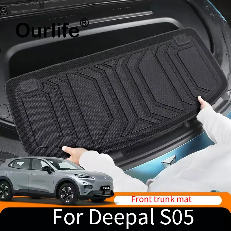 Front Trunk Mat For CHANGAN Deepal S05 Accessories 2026 TPE Material Waterproof Anti-Slip Anti-Leakage Shockproof Anti-Scratch