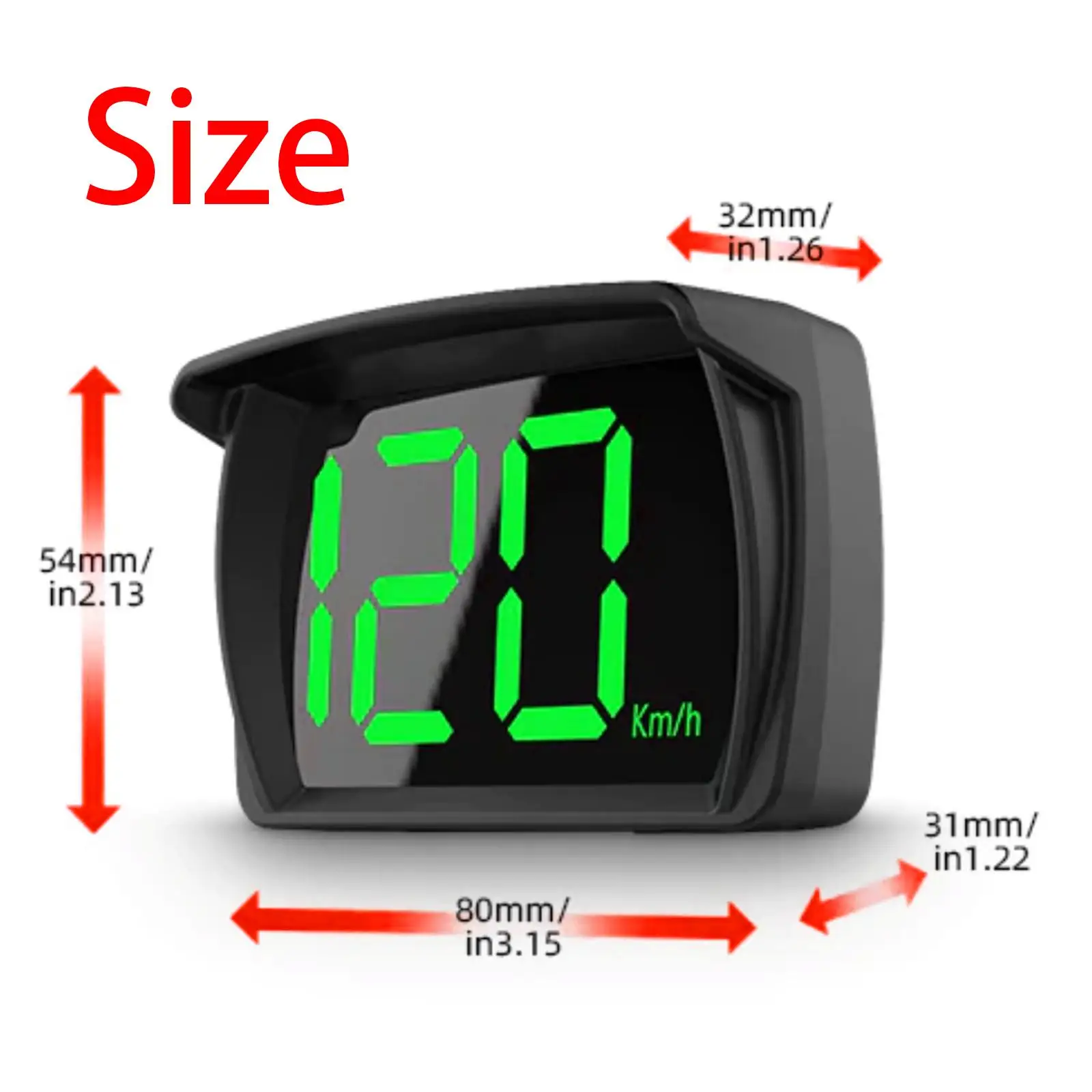 Car HUD Head up Speed Meter Display over Speed Warning for Trucks