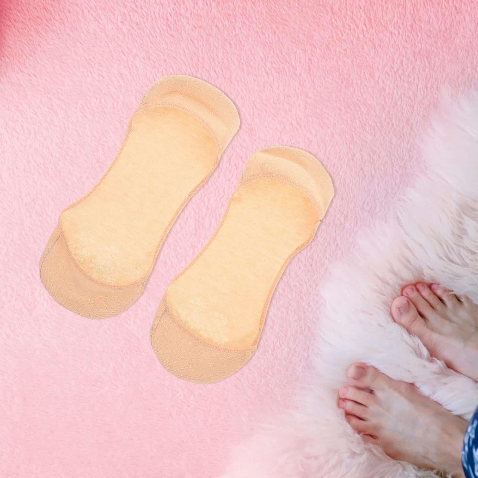 

1 пара женских хлопковых летних дышащих нескользящих невидимых носков с низким вырезом на плоской подошве, повседневные носки на высоком каблуке