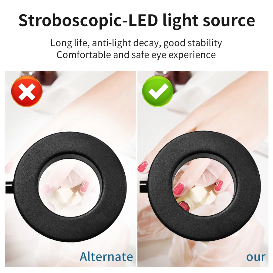 مصباح قراءة USB قابل للطي 48 مشبك LED على مصباح مكتبي 360 ° مرنة معقوفة القراءة الجدول ضوء سطوع قابل للتعديل 3 المستوى