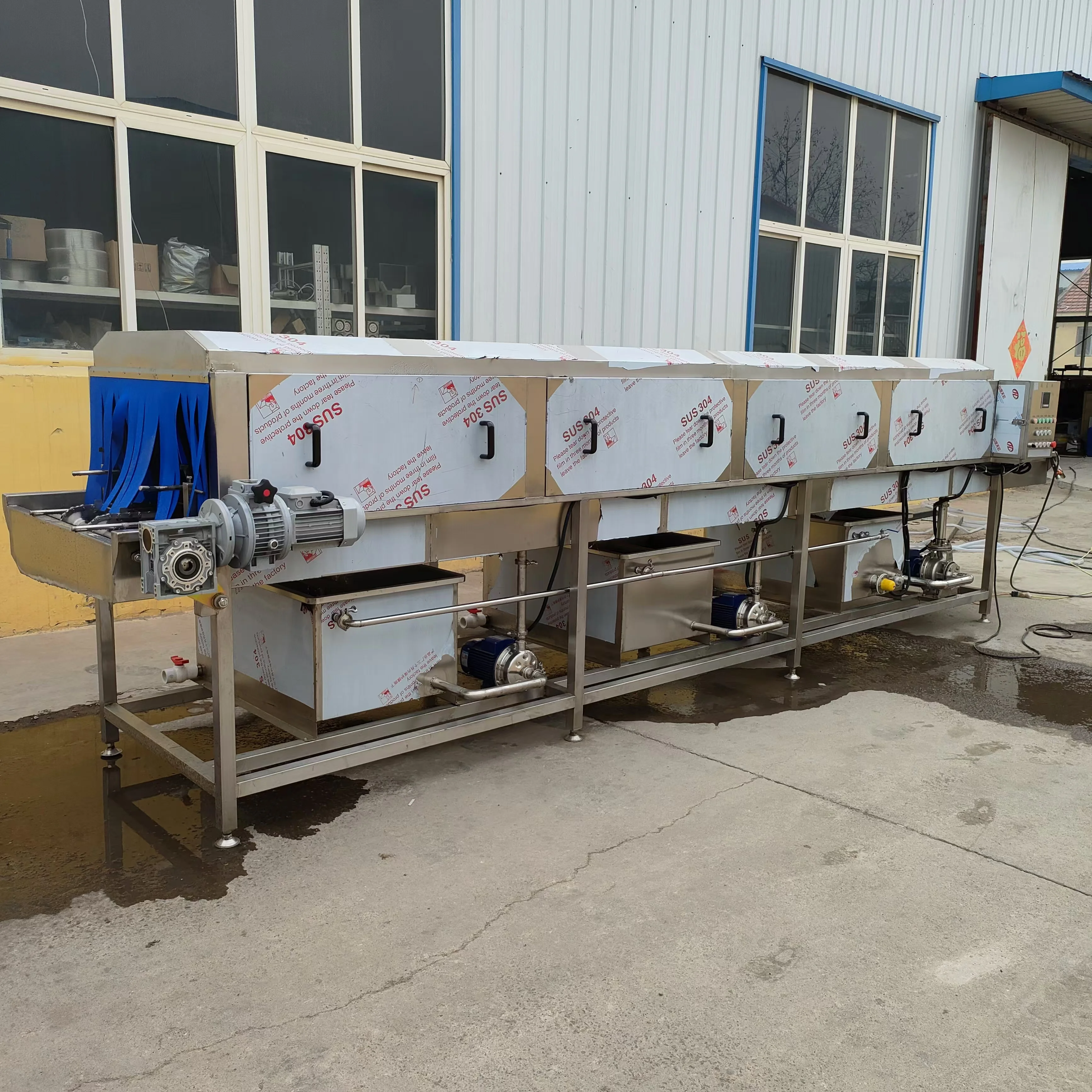 High-pressure spray accessories basket cleaning machine, foam box cleaning equipment,