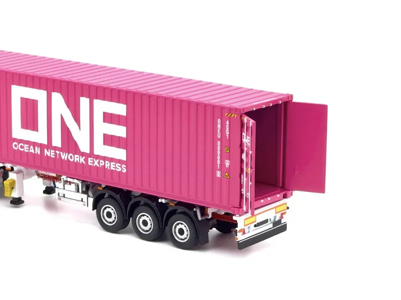 (Pre-order) Unique Model 1:64 730S Container telescopic keel trailer set Diecast Model Car