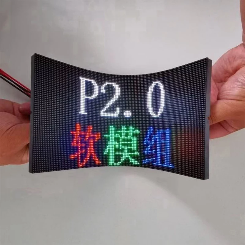 High Definition LED Flexible Module P1.53 P1.86 P2 P2.5 Led Soft Screen Indoor  Ads Display Screen Panel Aliexpress Online Shop