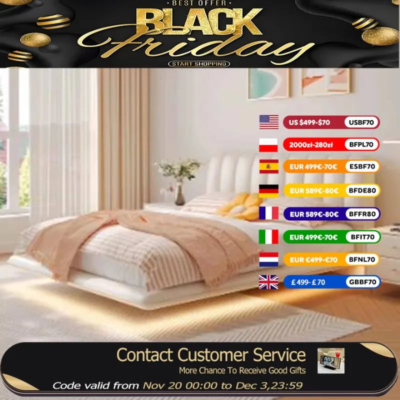 

King Size Bed Frames Accessories Set Furniture Modern Multifunctional Divano Letto Matrimoniale Salvaspazio Furniture Home