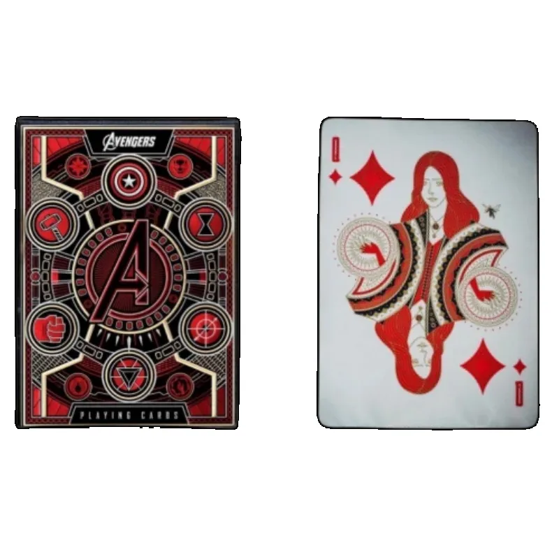 Marvel Student Dormitory Leisure and Entertainment Playing Cards The Avengers Creative Party Limited Flower Cut Card Gift