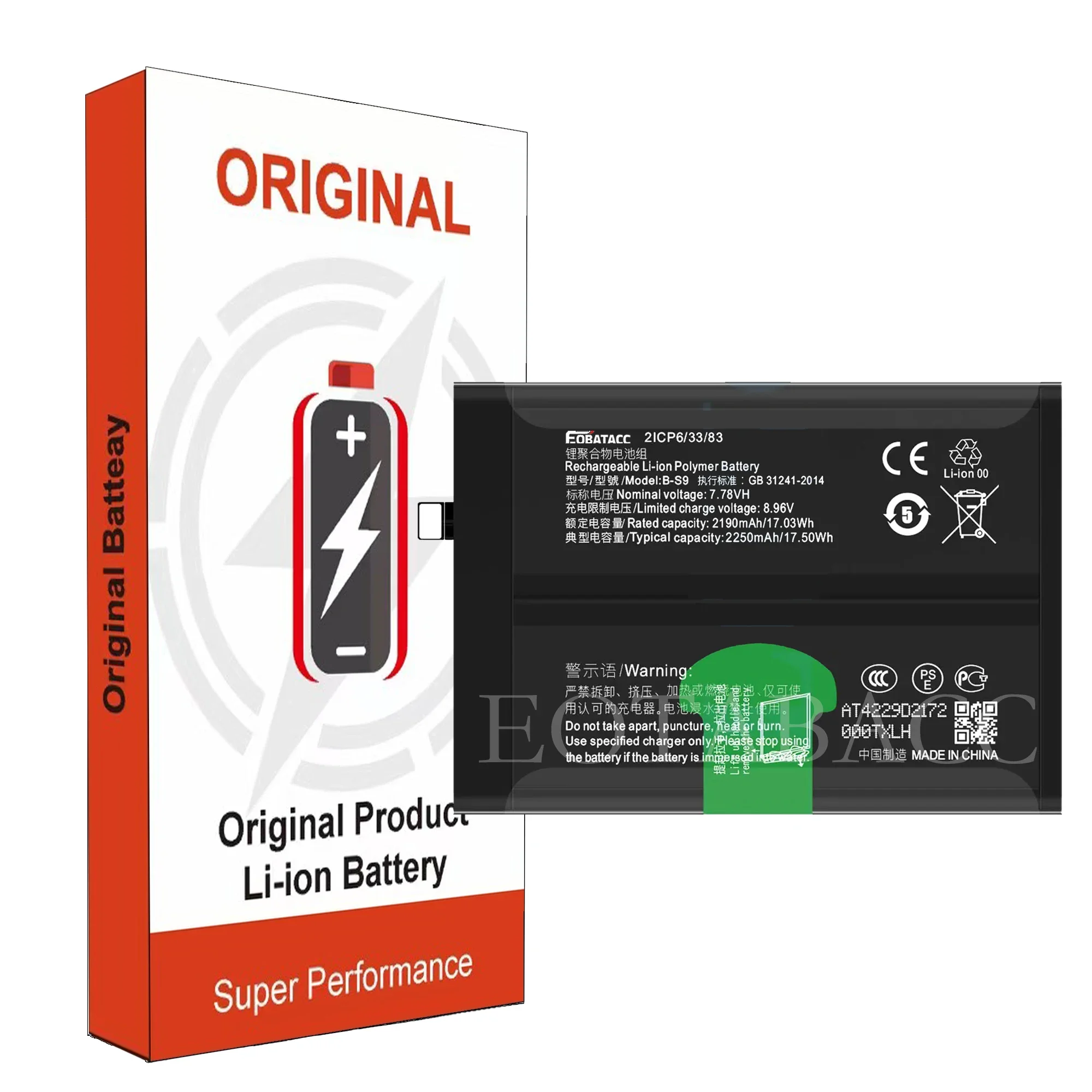 EOTABACC High Quality 100% Original B-S9 Battery For VIVO IQOO NEO 5S Phone Battery+Tools