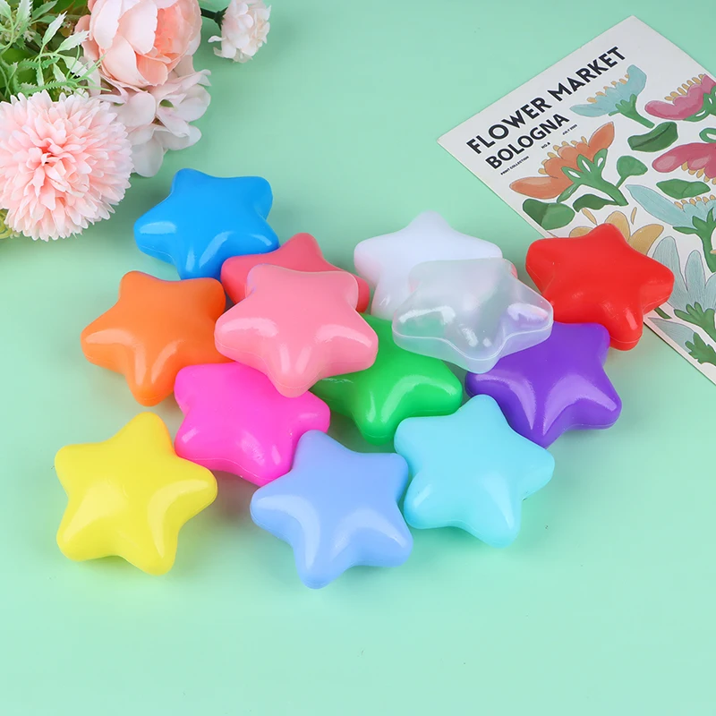 25Balls Thick Baby Plastic Balls Star Love Ocean Wave Ball Children Baby Eco-Friendly Multiple Colors Intelligence Training Ball