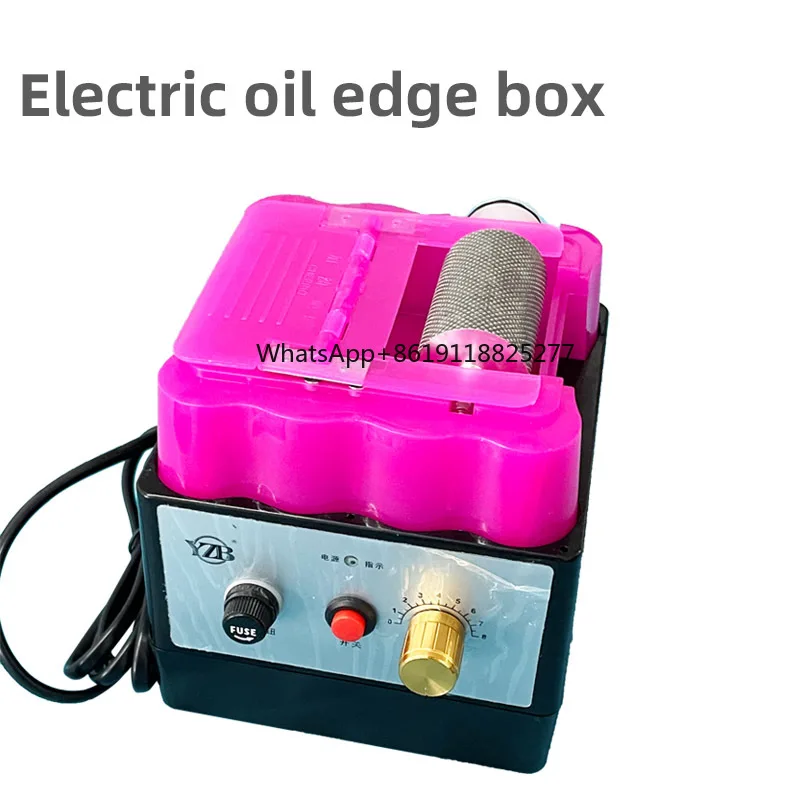 High Quality Adjustable Speed Electric Oil  Leather Edge Coating Machine