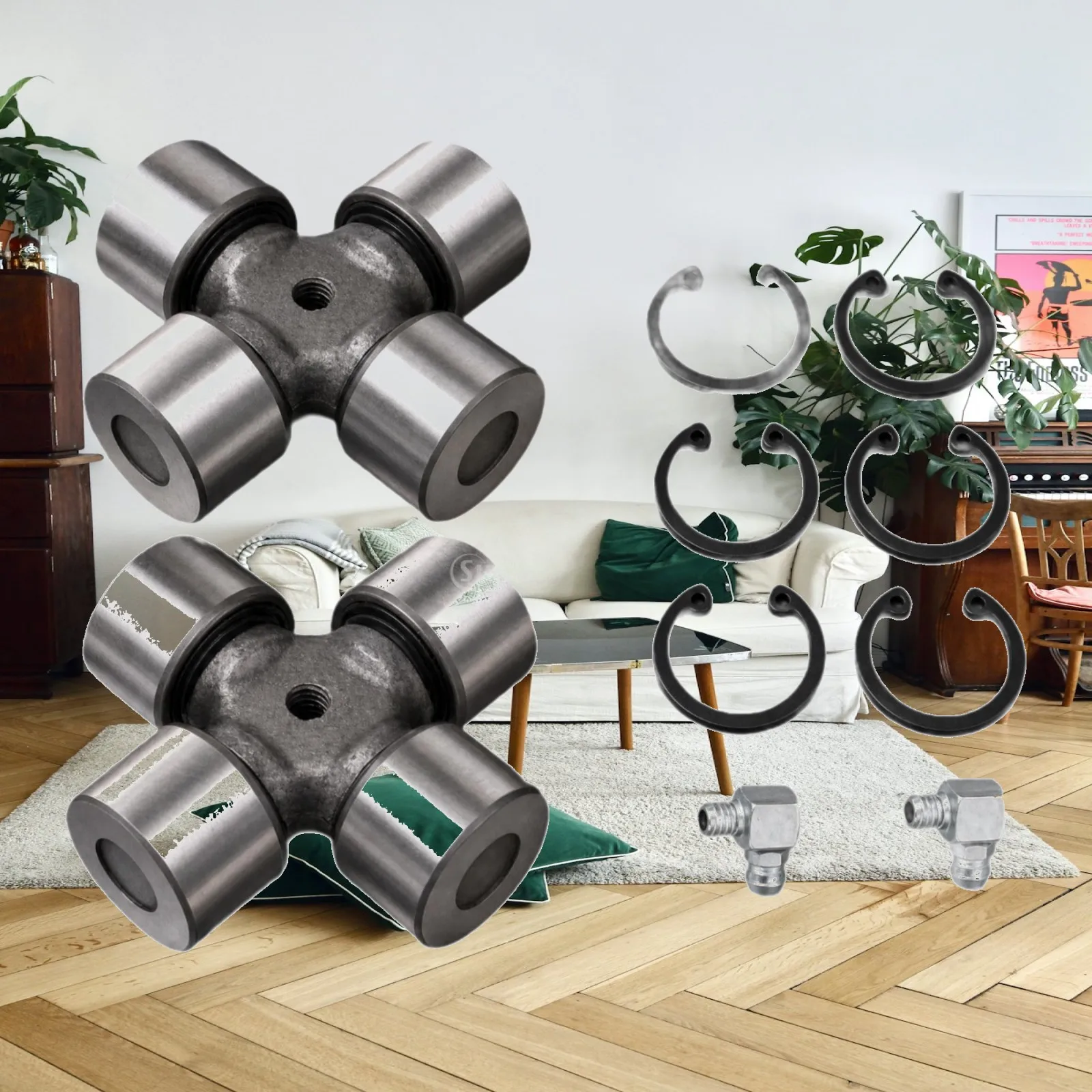 Automotive Drive-Shaft Cross Bearing P0 Precision Universal-Joint Cross Bearing U-Joint Fatigue-Resistant Long-Lasting