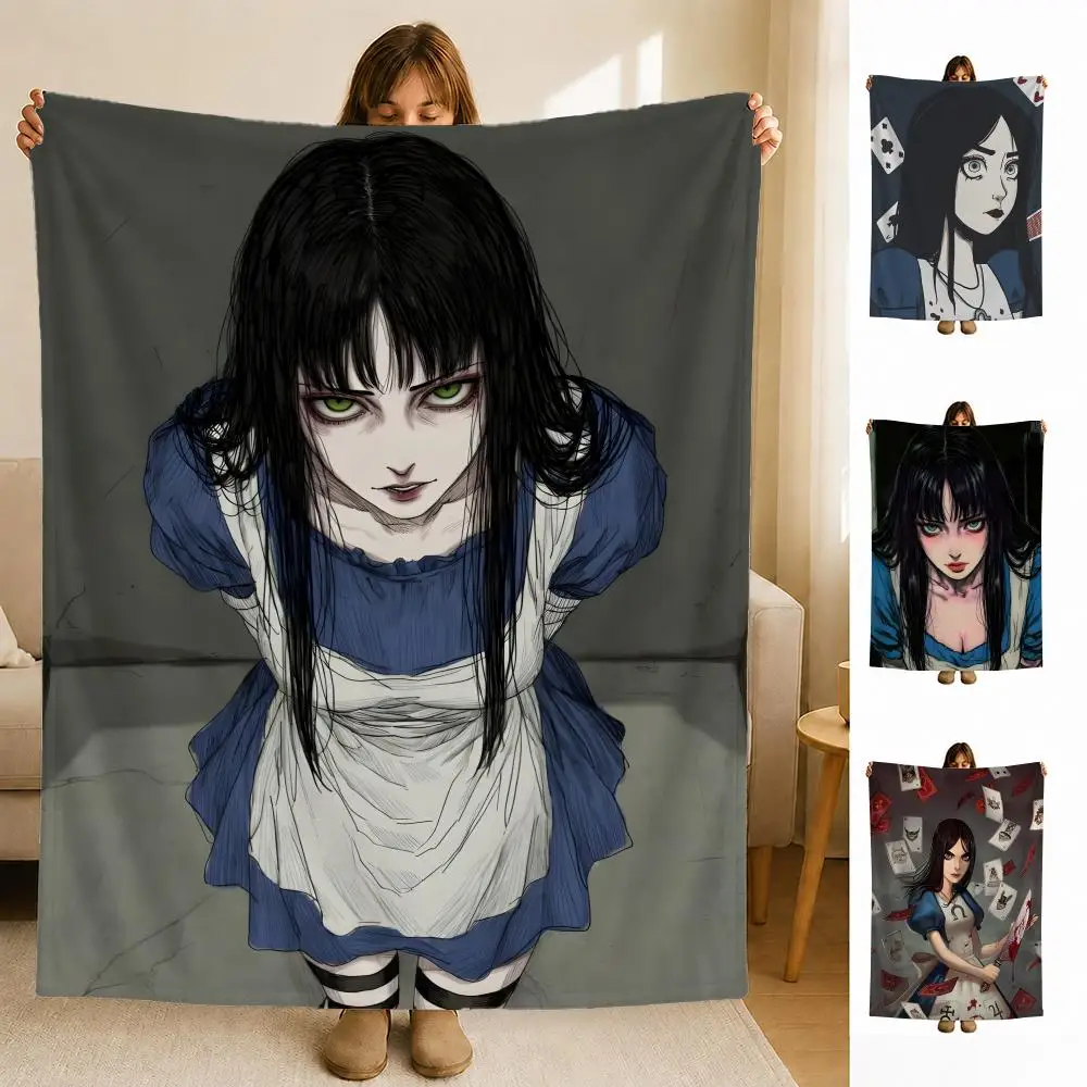 game A-Madness R-Returns Throw Soft Flannel Blanket for Bed Bedroom Sofa Picnic Throw Skin-friendly Breathable Gift Cover
