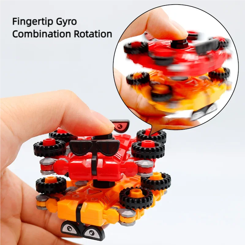 Vervormde Robot Spinner Fidget Speelgoed Kinderen Hand Spinner Anti Stress Volwassen Zintuiglijke Speelgoed Creatieve Vingertop Spinners Gyro Kids Gift