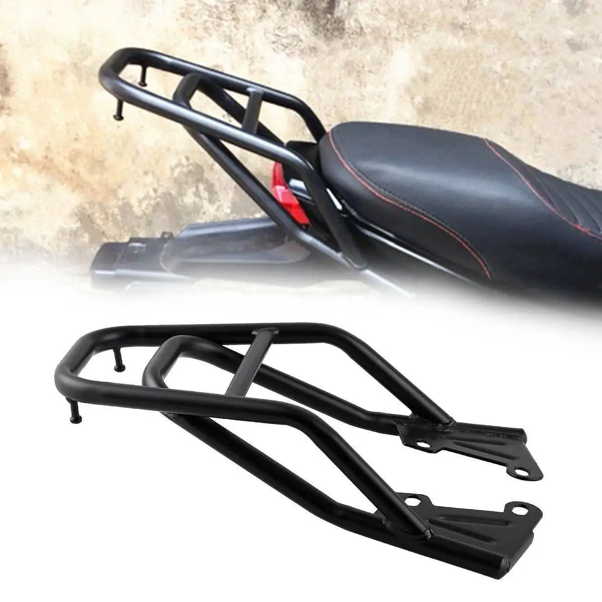 Motorcycle Rear Tail Luggage Rack Shelf Tool Box Case Mounting Bracket S-Eat Extension for M3