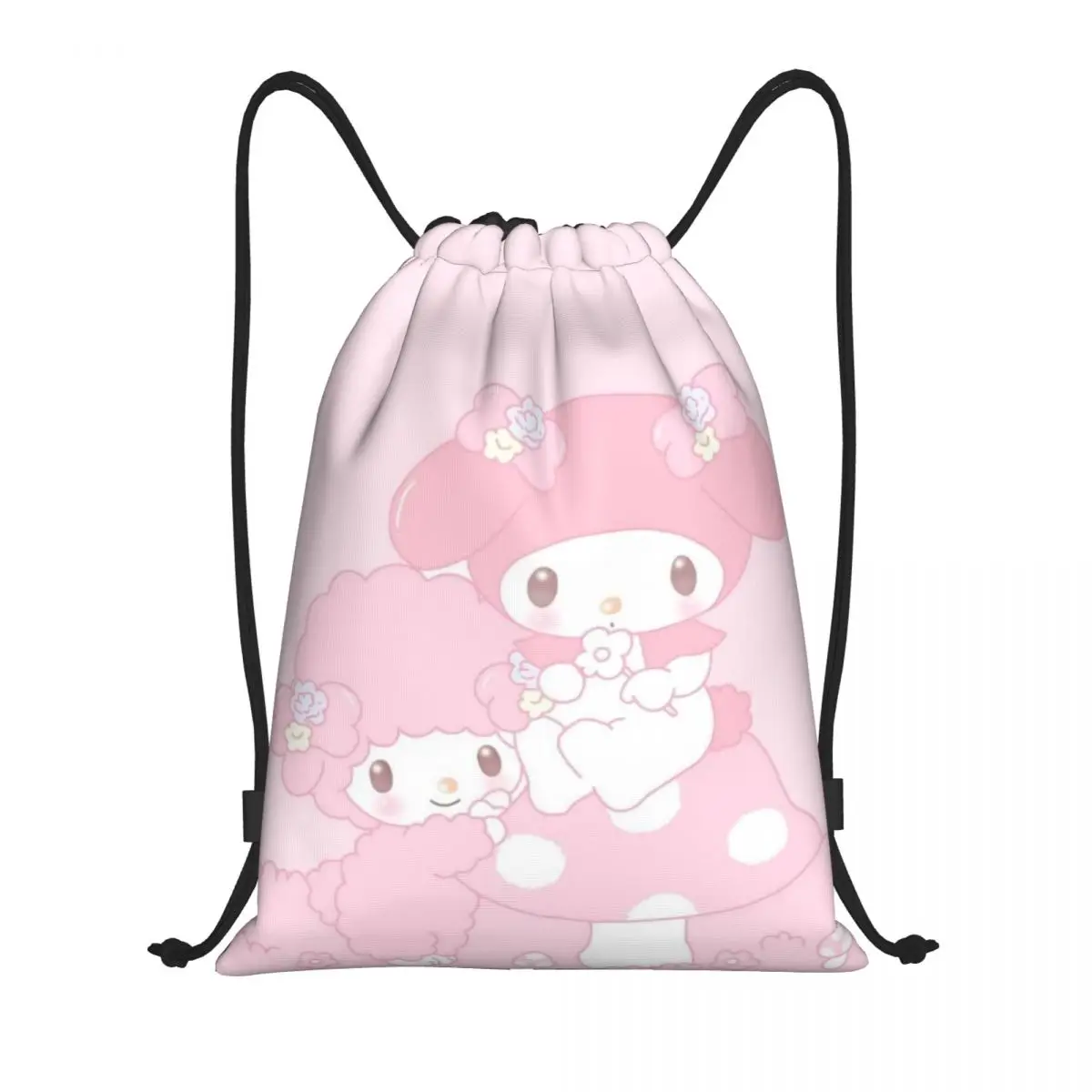 

My Melody Sports Drawstring Backpack Sport Fitness Travel Outdoor Sackpack Large Capacity Gym Swim Beach Bags Basketball Bag