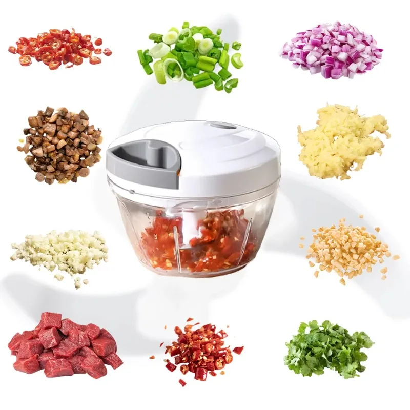 Wholesale Custom Kitchenware Manual Food Onion Shredder Household Kitchen Utensils Set Fruit and Vegetable Tools