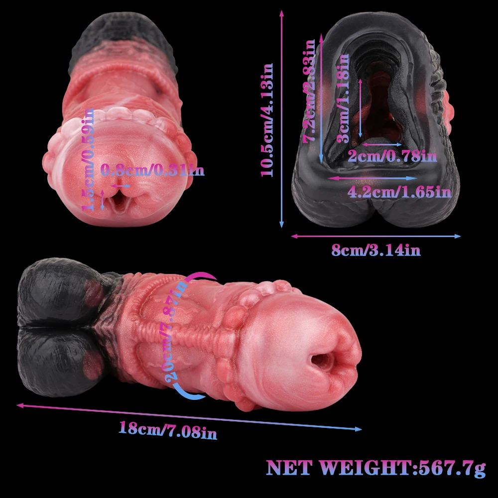 GBAR Realistico Cavallo Pene Masturbatore Maschile Manica Animale Tasca Figa Silicone Pene Stroker Giocattoli Del Sesso Per Uomini Adulti Negozio Sexy