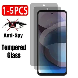 1-5Pcs Privacy Tempereed Glass Screen Protector Anti-Spy for MOTO G04 G22 G23 G24 G31 G41 G52 G71 G82 G71S E20 E32 E40 E32S