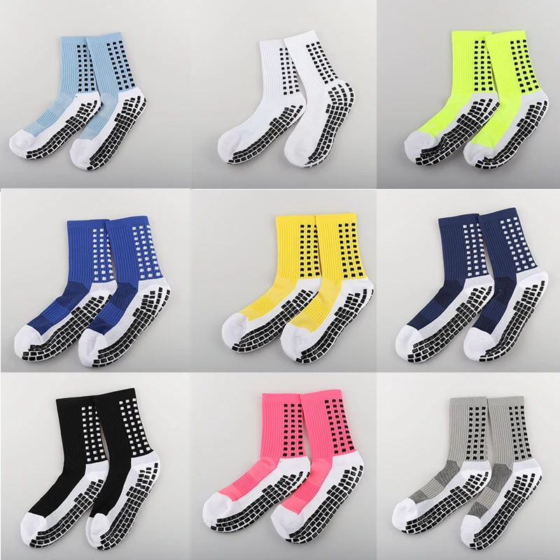 New Football Socks Anti Slip Soccer Socks Men Sports Socks Good Quality Cotton Calcetines The Same Type As The Trusox