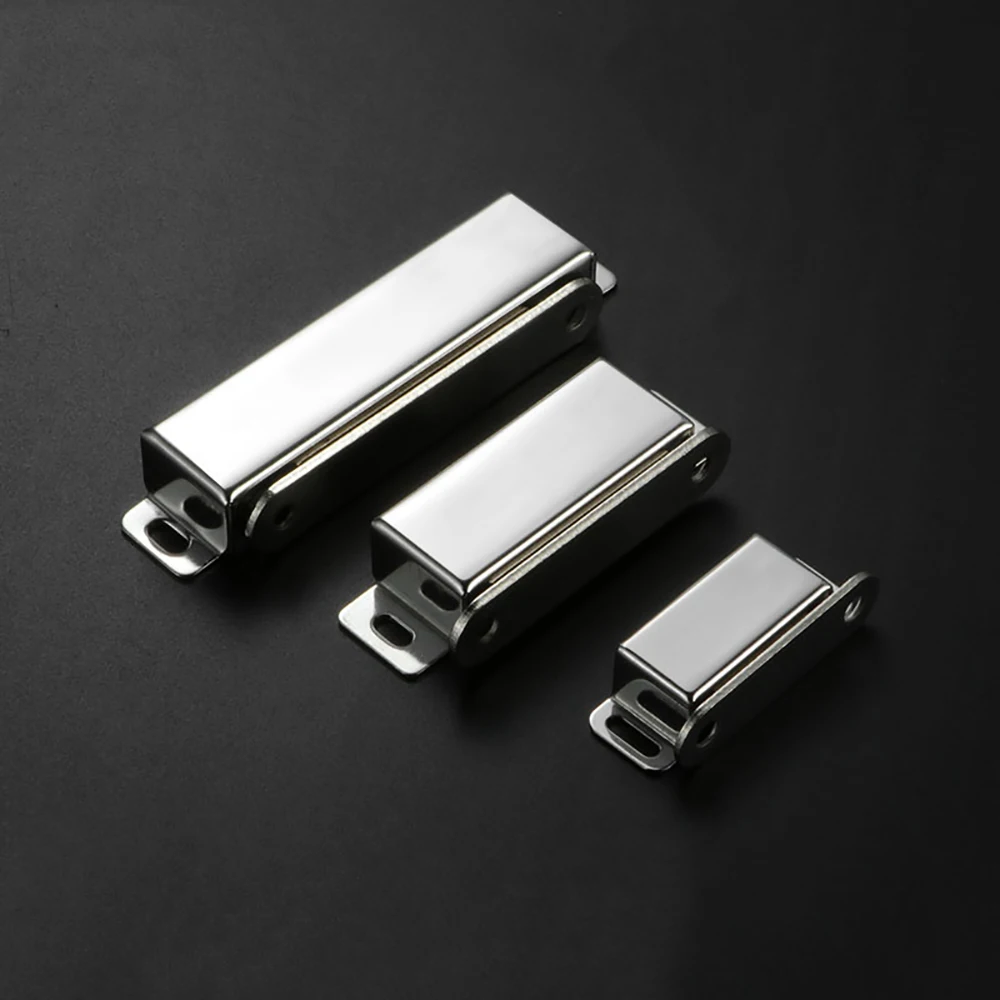 Strong Magnetic Ultra Thin Steel Catch Latch Cabinet Door Closer Hidden Magnet Door Stops For Door Cabinet, Cabinet And Wardrobe