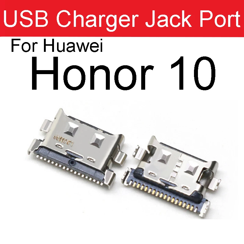 USB Charger Jack Port For Huawei Honor 10 20 Lite 20 30 V30 Pro 10i 20i 20s 30s V10 V20 V30 TypeC Dock Connector Charging Parts