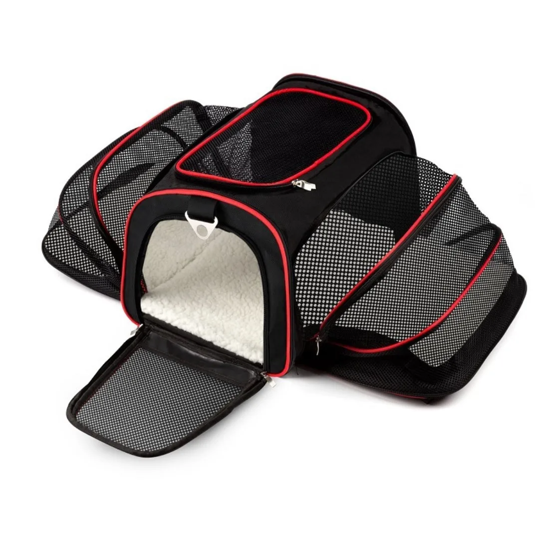 

Outdoor Usage Extensible Pet Carry Bag Foldable Dog Travel Bag Breathable and Easy Carry Pet Carrier