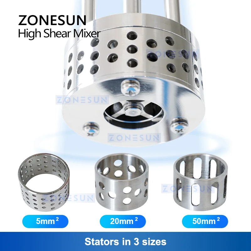 ZONESUN خلاط مستحلب مستحضرات التجميل الغروانية السائلة غير القابلة للطي مستحلب Vinaigrettes سائل قطع الحليب المتجانس ZS-J300