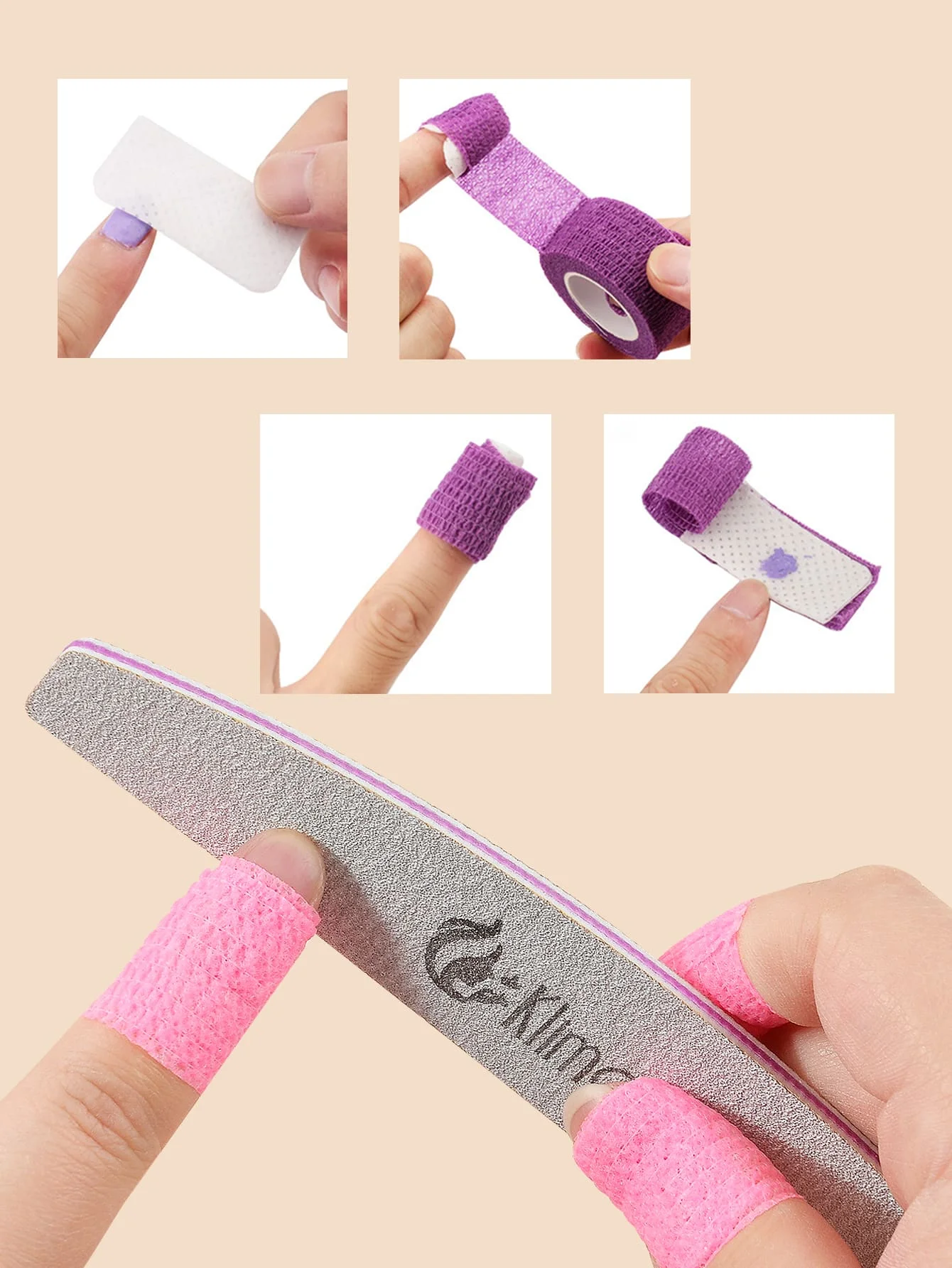 1/2 قطعة الرياضة الوردي الذاتي لاصقة طبية مطاطية التفاف الشريط Elastoplast ل وسادة الركبة إصبع الكاحل النخيل المعونة عدة أداة