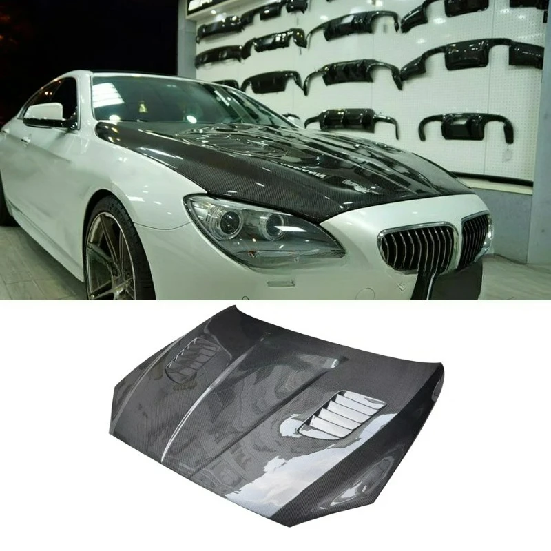 

Aerodynamic V-Style FORBMW M6 F06/F12/F13 2014-2017 Carbon Fiber Hood