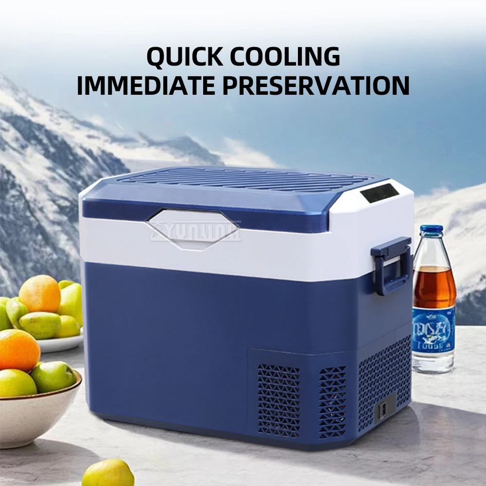 

22L Car Refrigerator Home Dual Use Outdoor Compressor Freezing Refrigeration Heladera