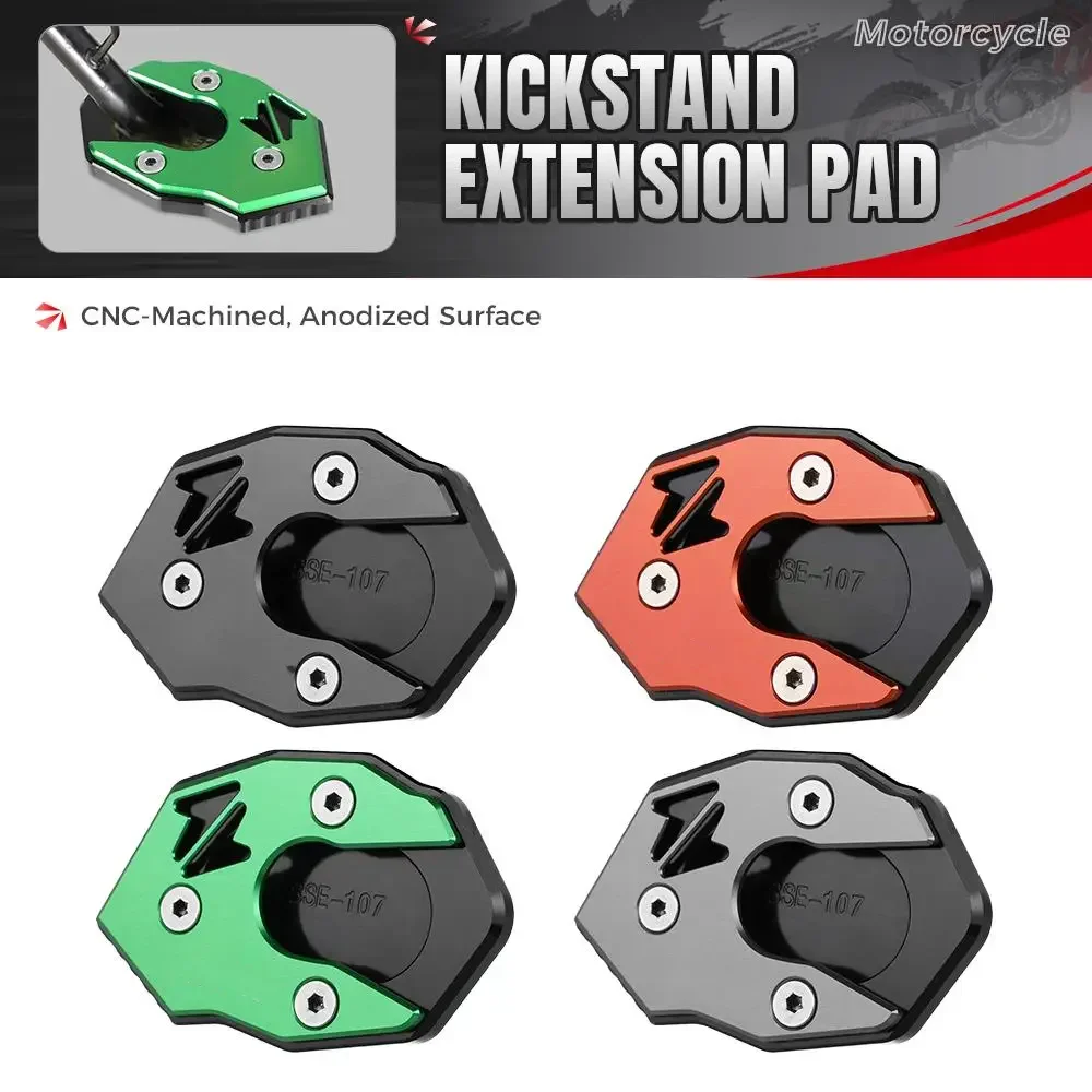 

For KAWASAKI NINJA1000SX Z1000SX NINJA 1000SX Z1000 CNC Kickstand Foot Side Stand Extension Pad Support Plate Enlarge Stand